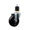 Service Caster 4'' SS Soft Rubber Wheel Swivel 1-7/8'' Expanding Stem Caster SCC-SSEX20S414-SRS-178 - alternate 1